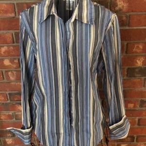 Ladies Button Down Dress Shirt